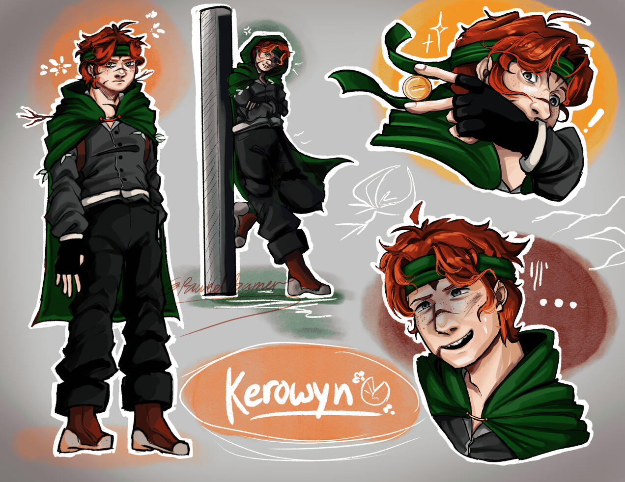 Kerowyn Fanon Character Design Sheet - April 6th 2026